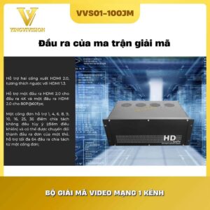 Bộ giải mã video mạng 1 kênh VVS01-100JM - VIVISION