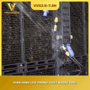 màn hình led trong suốt ngoài trời có khả năng chống nước và chống bụi tốt