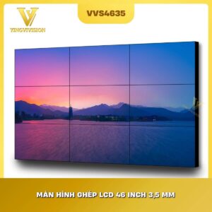 Hình ảnh minh họa màn hình ghép LCD 46 inch viền 3.5mm