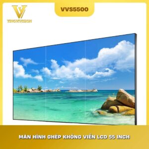 Mẫu màn hình ghép LCD không viền 55 inch của VIVISION