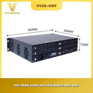 Kích thước Bộ ma trận chuyển mạch liền mạch 8x8
