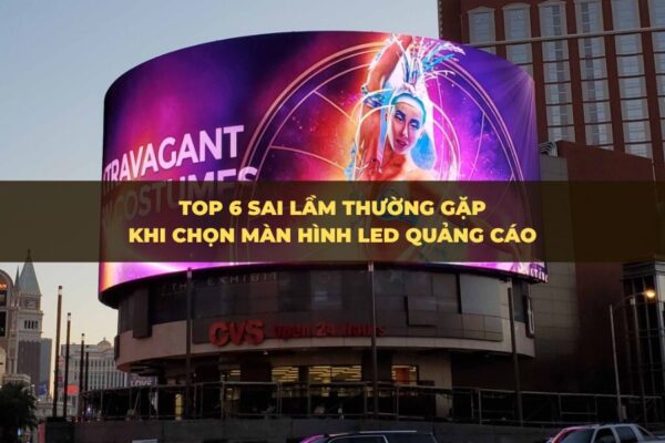 Màn hình LED quảng cáo của trung tâm thương mại sầm uất