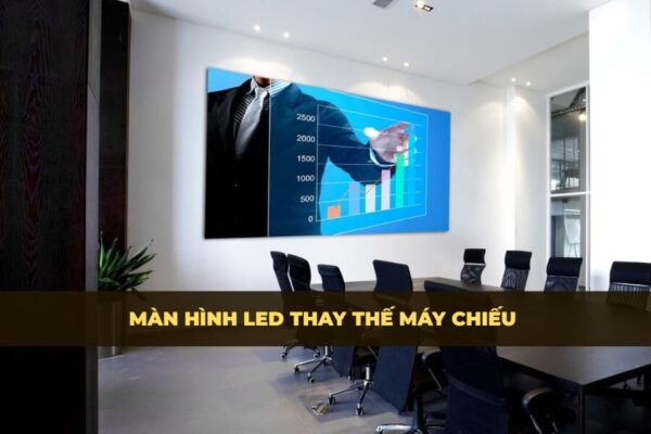 màn hình LED thay thế máy chiếu trong phòng họp hội nghị