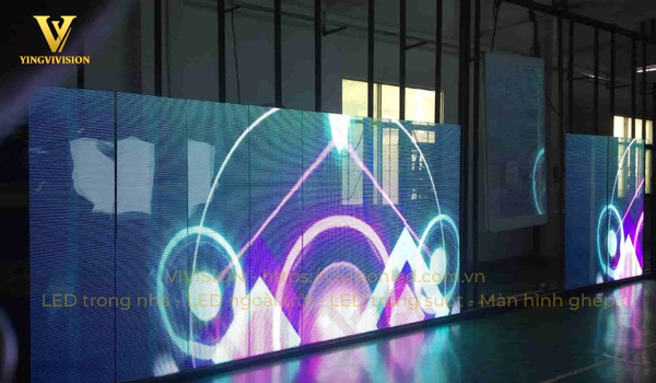 Màn hình LED trong suốt lắp đặt trong nhà hiển thị sắc nét với độ xuyên thấu cao