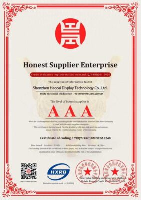 Nhà cung cấp đáng tin cậy cấp độ AAA