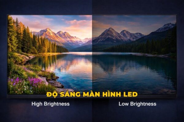 độ sáng màn hình LED cao và thấp khác nhau như thế nào