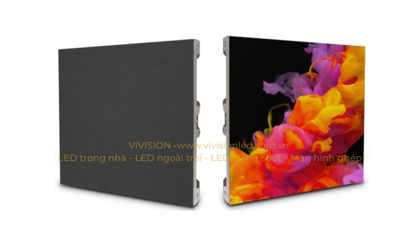 Mặt trước hiển thị hình ảnh sắc nét và mặt sau bảng mạch của module LED Vivision chất lượng cao