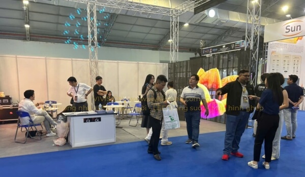 Gian hàng của VIVISION tại sự kiện Prosound Lighting Vietnam 2026